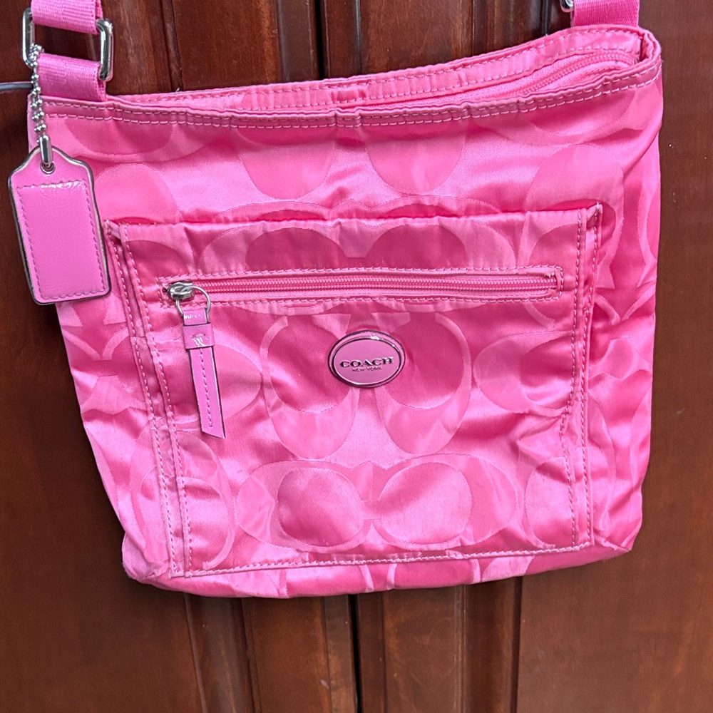 Coach Vibrant Pink Crossbody Bag